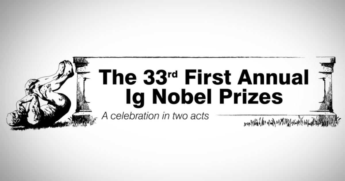 2023 Ig Nobel Prize Winners Celebrating The Silly Side Of Science 2023 Ig Nobel Prize Winners Celebrating The Silly Side Of Science